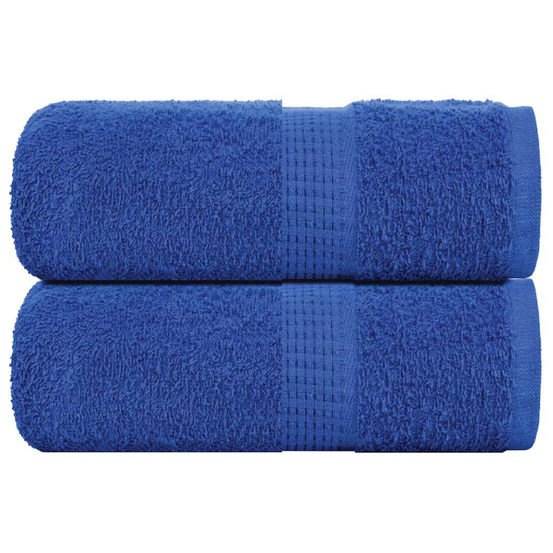 Afbeelding laden in galerijviewer, Vidaxl washandjes frogn 2 st 30x30 cm 360 g m² blauw
