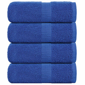 Vidaxl washandjes frogn 4 st 30x30 cm 360 g m² blauw