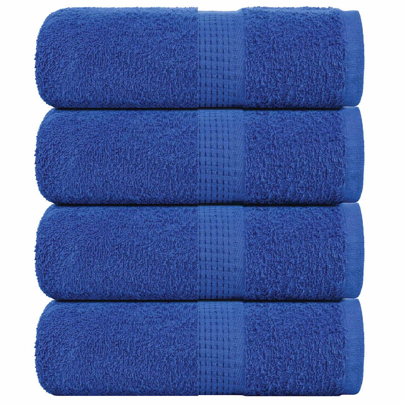 Afbeelding laden in galerijviewer, Vidaxl washandjes frogn 4 st 30x30 cm 360 g m² blauw

