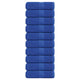 Vidaxl washandjes frogn 10 st 30x30 cm 360 g m² blauw