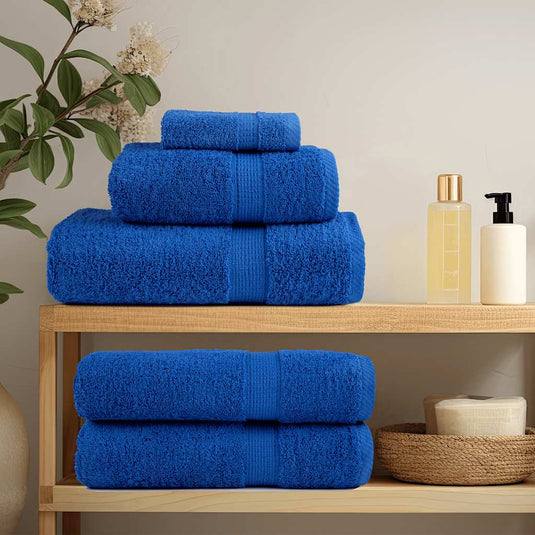 Vidaxl washandjes frogn 10 st 30x30 cm 360 g m² blauw
