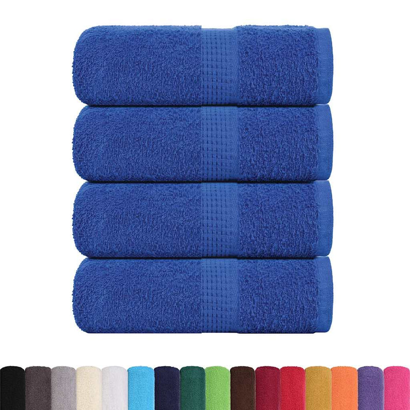 Afbeelding laden in galerijviewer, Vidaxl gastendoekjes frogn 4 st 30x50 cm 360 g m² blauw
