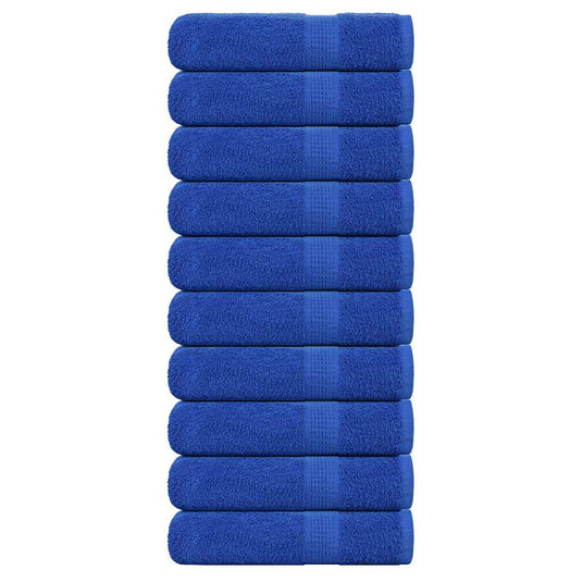Vidaxl handdoeken frogn 10 st 50x100 cm 360 g m² blauw
