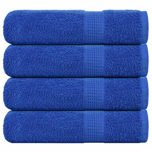 Vidaxl badhanddoeken frogn 4 st 100x150 cm 360 g m² blauw