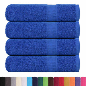 Vidaxl badhanddoeken frogn 4 st 100x150 cm 360 g m² blauw