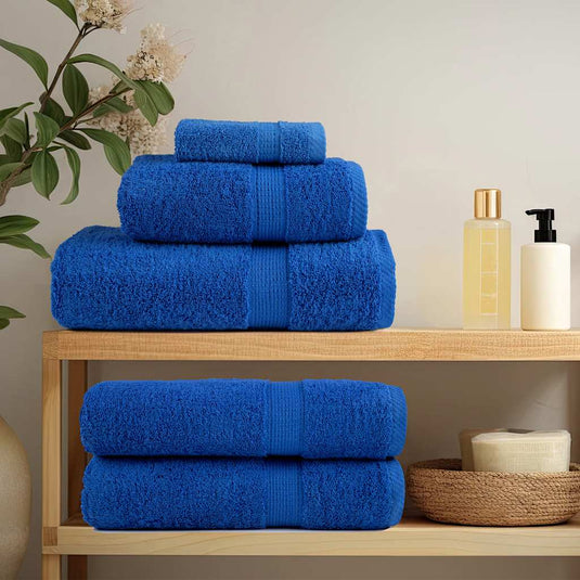 Vidaxl saunahanddoeken frogn 4 st 80x200 cm 360 g m² blauw