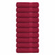 Vidaxl douchehanddoeken frogn 10 st 70x140 cm 360 g m² bordeaux