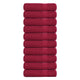 Vidaxl badhanddoeken frogn 10 st 100x150 cm 360 g m² bordeaux