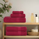Vidaxl saunahanddoeken frogn 2 st 80x200 cm 360 g m² bordeaux