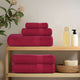 Vidaxl saunahanddoeken frogn 4 st 80x200 cm 360 g m² bordeaux