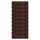 Vidaxl douchehanddoeken frogn 10 st 70x140 cm 360 g m² bruin