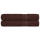 Vidaxl saunahanddoeken frogn 2 st 80x200 cm 360 g m² bruin