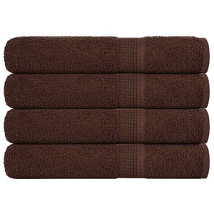 Vidaxl saunahanddoeken frogn 4 st 80x200 cm 360 g m² bruin