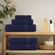 Vidaxl washandjes frogn 2 st 30x30 cm 360 g m² marineblauw