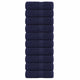 Vidaxl washandjes frogn 10 st 30x30 cm 360 g m² marineblauw