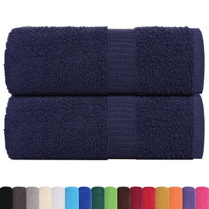 Vidaxl gastendoekjes frogn 2 st 30x50 cm 360 g m² marineblauw