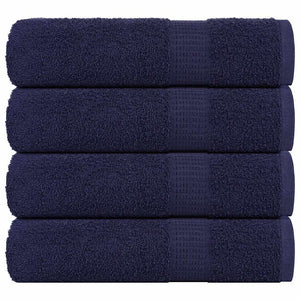 Vidaxl handdoeken frogn 4 st 50x100 cm 360 g m² marineblauw