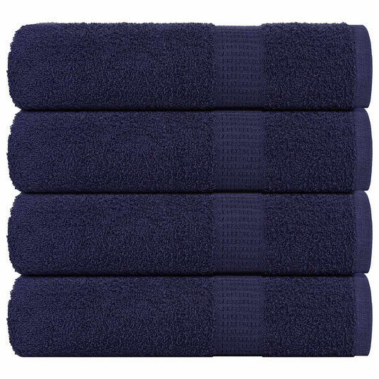 Vidaxl handdoeken frogn 4 st 50x100 cm 360 g m² marineblauw