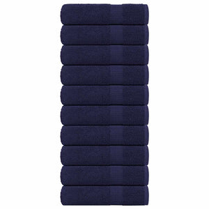 Vidaxl handdoeken frogn 10 st 50x100 cm 360 g m² marineblauw