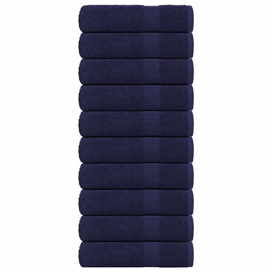 Vidaxl handdoeken frogn 10 st 50x100 cm 360 g m² marineblauw