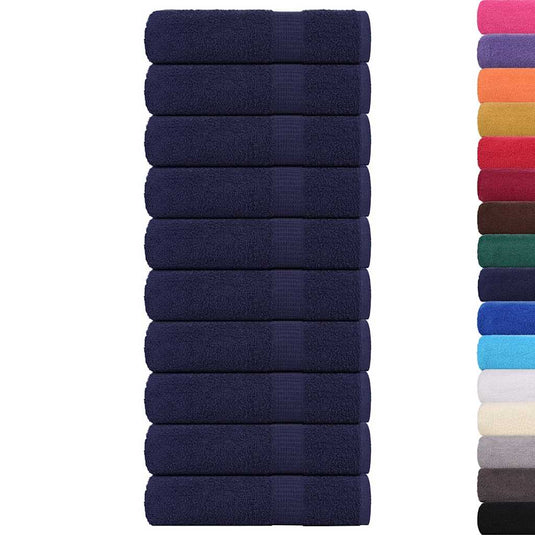 Vidaxl handdoeken frogn 10 st 50x100 cm 360 g m² marineblauw