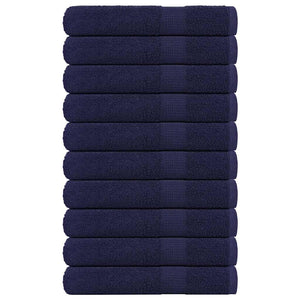 Vidaxl saunahanddoeken frogn 10 st 80x200 cm 360 g m² marineblauw