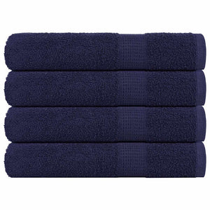 Vidaxl handdoeken frogn 4 st 100x200 cm 360 g m² marineblauw