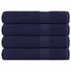 Vidaxl handdoeken 4 st 100x200 cm 360 g m² 100% katoen marineblauw