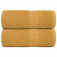 Vidaxl washandjes frogn 2 st 30x30 cm 360 g m² goud