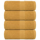 Vidaxl washandjes frogn 4 st 30x30 cm 360 g m² goud