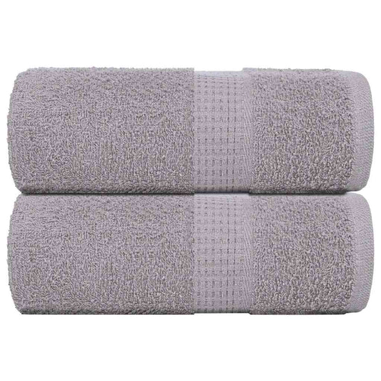Vidaxl washandjes frogn 2 st 30x30 cm 360 g m² grijs