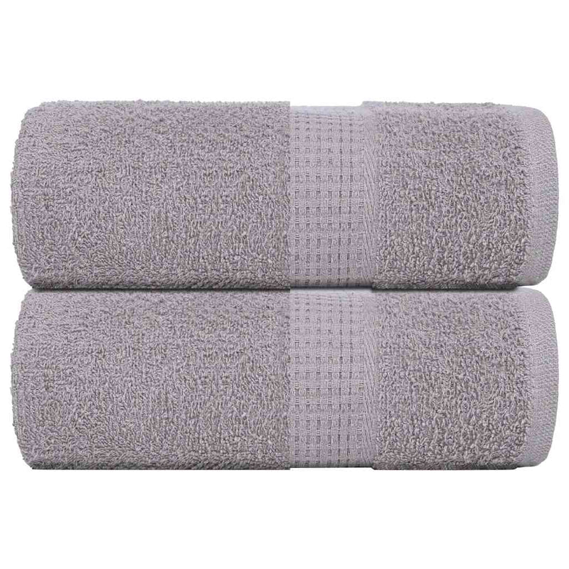 Afbeelding laden in galerijviewer, Vidaxl washandjes frogn 2 st 30x30 cm 360 g m² grijs
