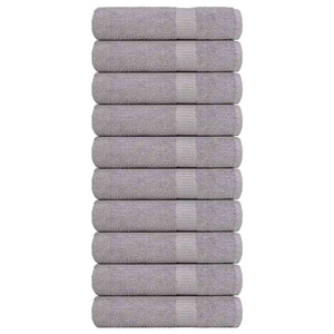 Vidaxl handdoeken frogn 10 st 50x100 cm 360 g m² grijs