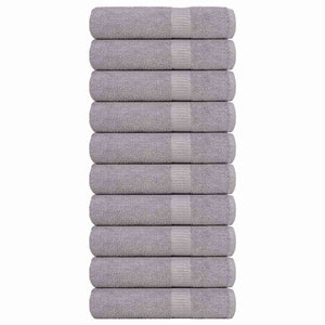 Vidaxl badhanddoeken frogn 10 st 100x150 cm 360 g m² grijs