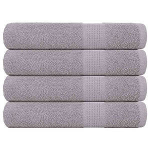 Vidaxl saunahanddoeken frogn 4 st 80x200 cm 360 g m² grijs
