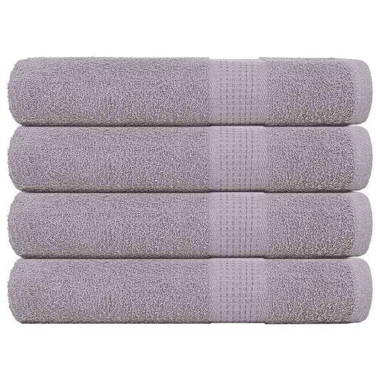 Vidaxl saunahanddoeken frogn 4 st 80x200 cm 360 g m² grijs
