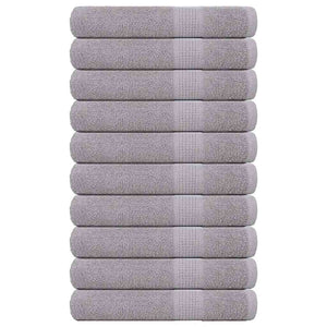Vidaxl saunahanddoeken frogn 10 st 80x200 cm 360 g m² grijs