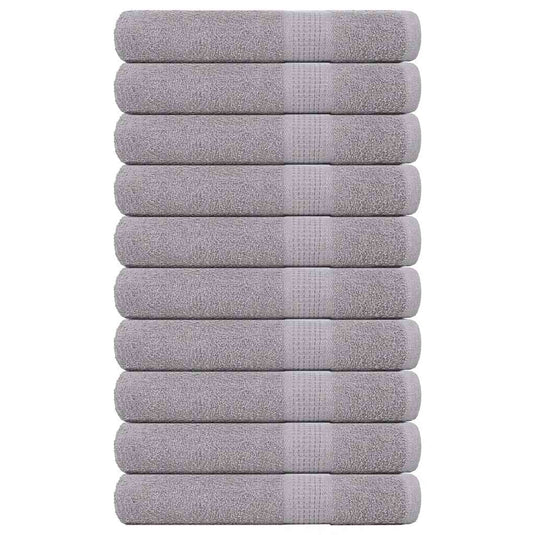 Vidaxl saunahanddoeken frogn 10 st 80x200 cm 360 g m² grijs