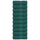 Vidaxl gastendoekjes 10 st 30x50 cm 360 g m² 100% katoen groen
