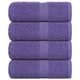 Vidaxl washandjes frogn 4 st 30x30 cm 360 g m² paars