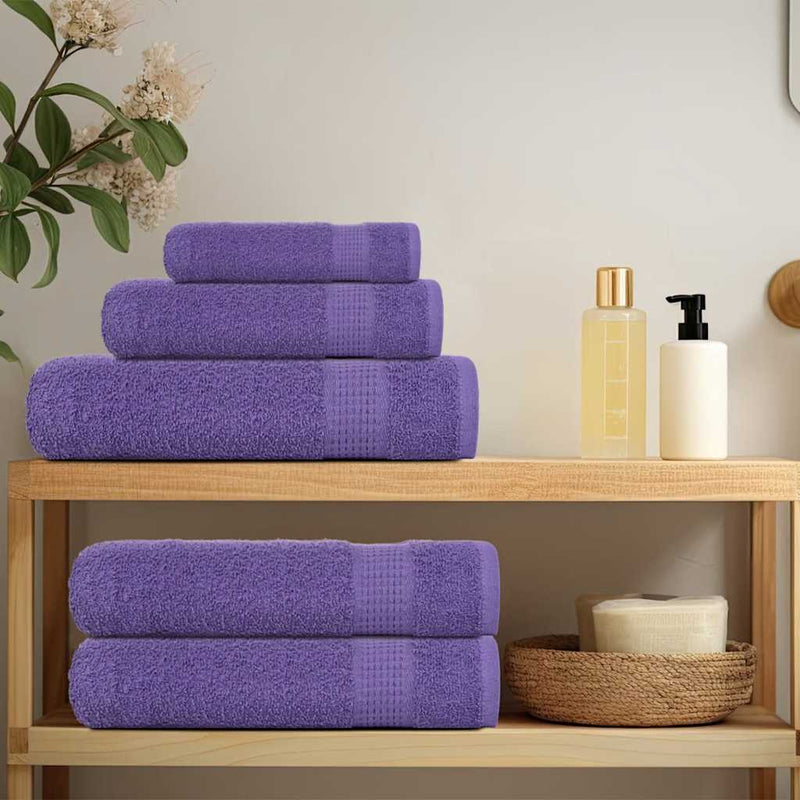 Afbeelding laden in galerijviewer, Vidaxl washandjes frogn 4 st 30x30 cm 360 g m² paars
