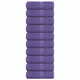 Vidaxl washandjes frogn 10 st 30x30 cm 360 g m² paars