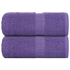 Vidaxl gastendoekjes frogn 2 st 30x50 cm 360 g m² paars