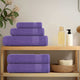 Vidaxl gastendoekjes frogn 4 st 30x50 cm 360 g m² paars