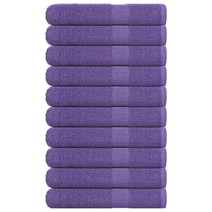 Vidaxl saunahanddoeken frogn 10 st 80x200 cm 360 g m² paars