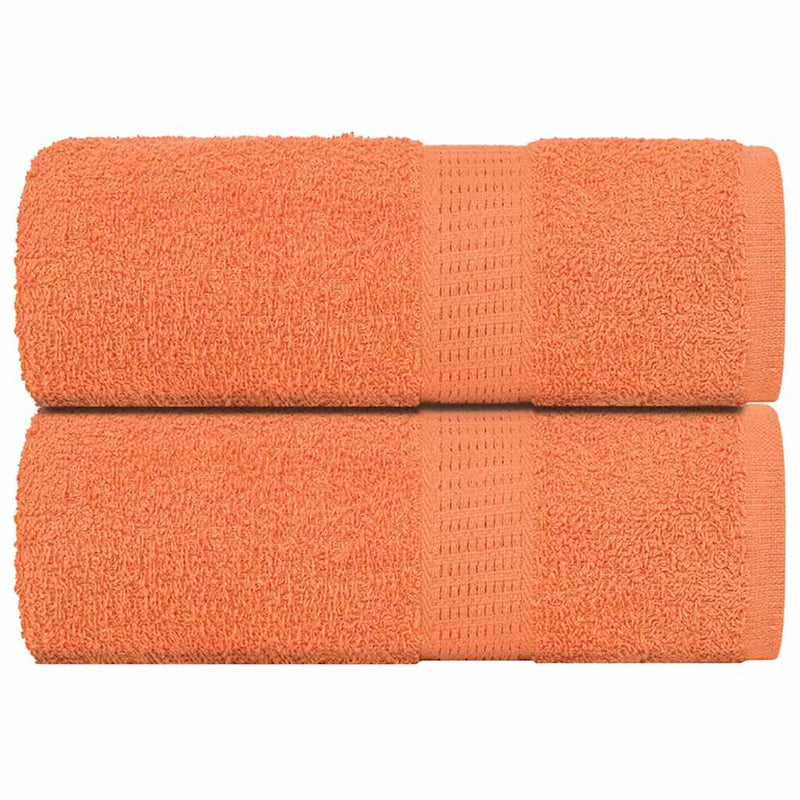 Afbeelding laden in galerijviewer, Vidaxl washandjes 2 stuks frogn oranje 30x30 cm 100% katoen
