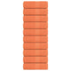 Vidaxl washandjes frogn 10 st 30x30 cm 360 g m² oranje
