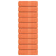 Vidaxl gastendoekjes 10 st 30x50 cm 360 g m² 100% katoen oranje