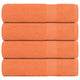 Vidaxl douchehanddoeken 4 st 70x140 cm 360 g m² 100% katoen oranje