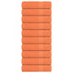 Vidaxl badhanddoeken frogn 10 st 100x150 cm 360 g m² oranje